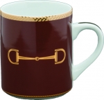 Cheval Chestnut Brown Mug 10 Ounces